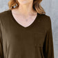 Basic Bae Take Me Anywhere V-Neck Long Sleeve Top