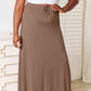 Double Take The Best Memories Soft Rayon Drawstring Waist Maxi Skirt