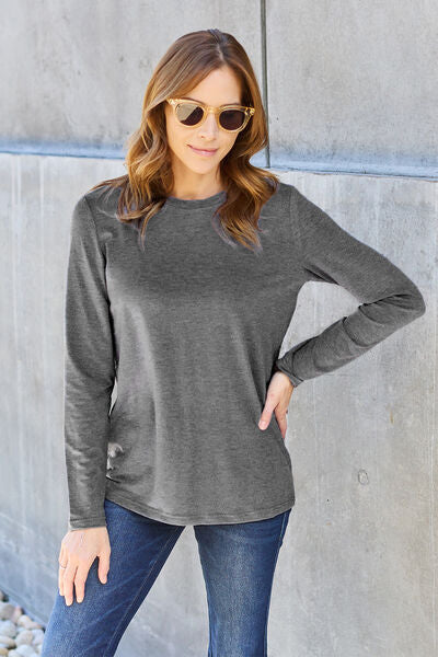 Basic Bae Take Me Anywhere Long Sleeve Top