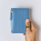 David Jones Through Thick & Thin Texture PU Leather Mini Wallet