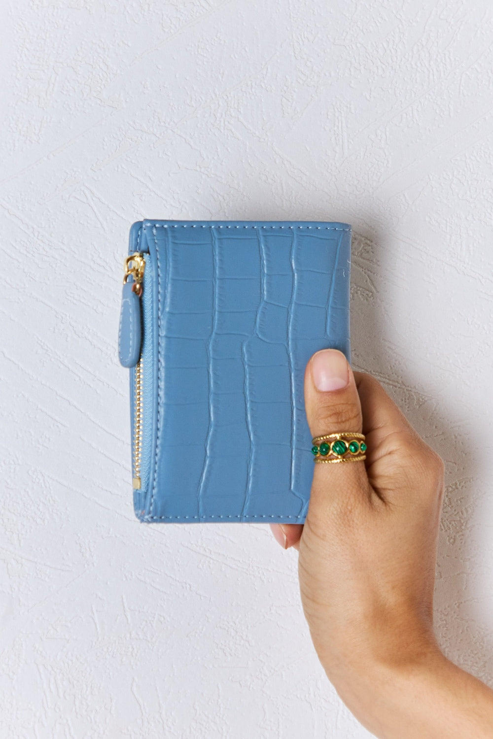 David Jones Through Thick & Thin Texture PU Leather Mini Wallet