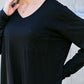 Basic Bae Take Me Anywhere V-Neck Long Sleeve Top