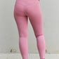 Zenana Fit For You High Waist Active Leggings in Light Rose