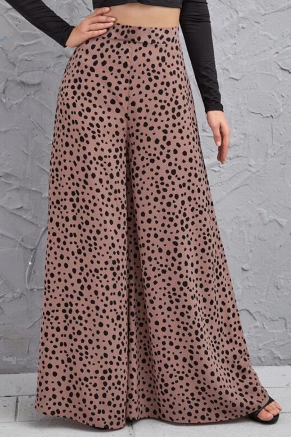 On The Prowl Animal Print High-Rise Culottes