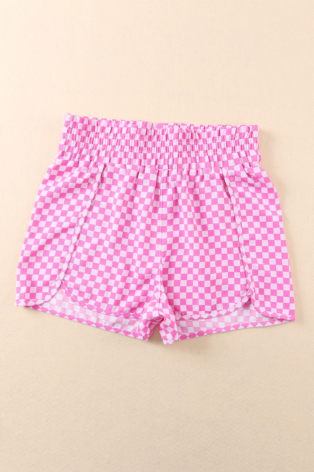 Wild in Pink Leopard Elastic Waist Shorts