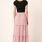 Mittoshop For The Day Drawstring High Waist Frill Skirt