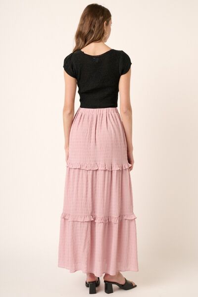 Mittoshop For The Day Drawstring High Waist Frill Skirt