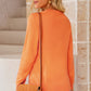 Sunset Walk Round Neck Long Sleeve Top