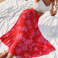 Off to the Beach, Be Back Soon Elastic Waist Printed Skirt