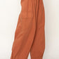 HYFVE All The Vibes Drawstring Cargo Wide Leg Pants
