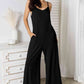 Basic Bae Hey Girl Spaghetti Strap V-Neck Jumpsuit with Pockets