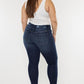 Kancan Charlotte Cat's Whiskers Raw Hem High Waist Jeans