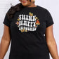 Simply Love THINK HAPPY THOUGHTS Graphic Cotton Tee