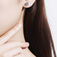 Bloomed Moissanite Floral-Shaped Stud Earrings