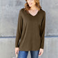 Basic Bae Take Me Anywhere V-Neck Long Sleeve Top