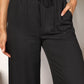 Double Take Going With The Flow Drawstring Smocked Waist Wide Leg Pants