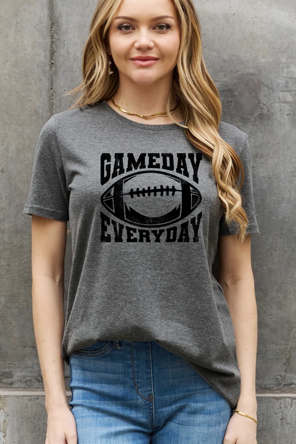 Simply Love GAMEDAY EVERYDAY Graphic Cotton Tee