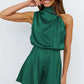 Making It Count Turtleneck Sleeveless Romper