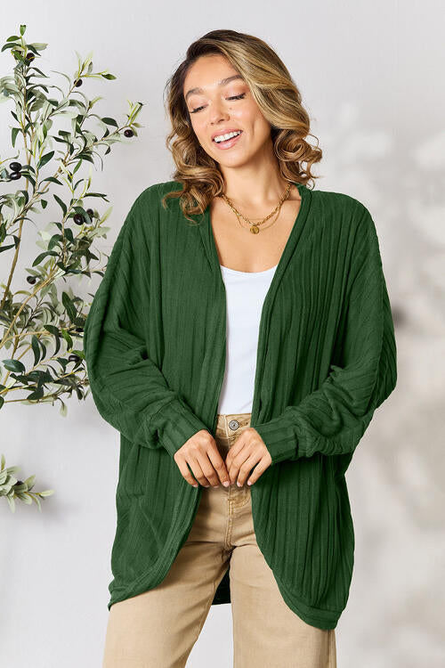 Basic Bae At First Sight Ribbed Cocoon Cardigan