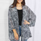 Melody Slithering Through Snake Print Chiffon Kimono
