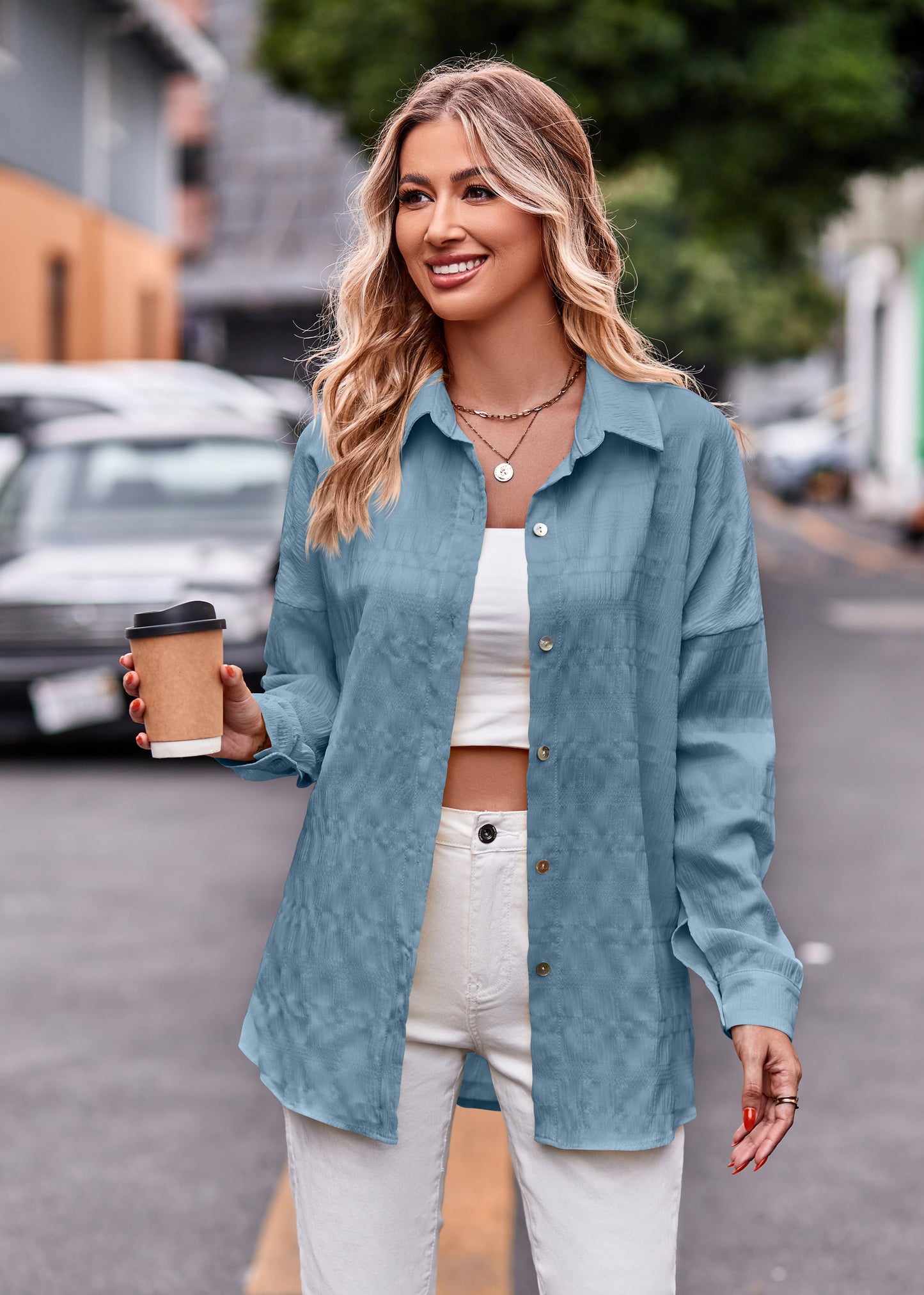 Just Can't Wait Dropped Shoulder Longline Shirt