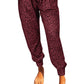 Double Take Everyday Vibes Leopard Print Joggers with Pockets