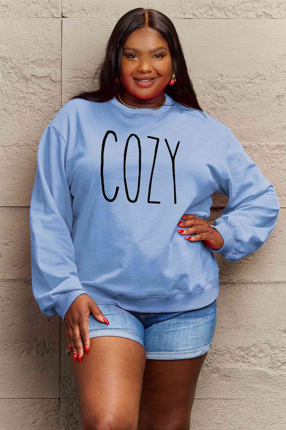 Simply Love COZY Graphic Sweatshirt
