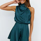 Making It Count Turtleneck Sleeveless Romper