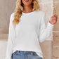 Sunset Walk Round Neck Long Sleeve Top