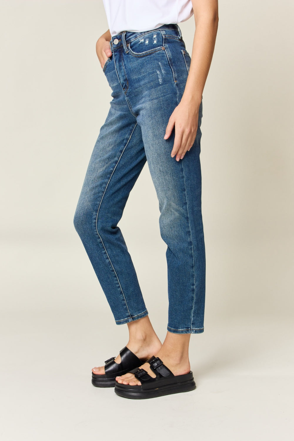 Judy Blue Olivia Tummy Control High Waist Slim Jeans