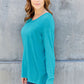 Basic Bae Take Me Anywhere V-Neck Long Sleeve Top