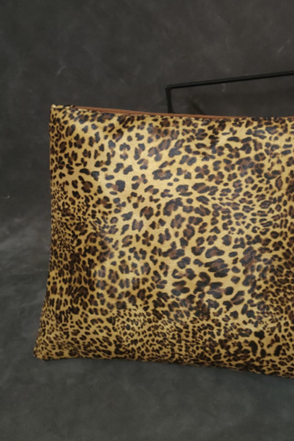 On The Prowl Leopard PU Leather Clutch
