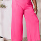 Double Take Phenomenally Me Smocked Wide Waistband Wide Leg Pants