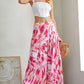 Wild Rose High Waist Printed Wide Leg Pants