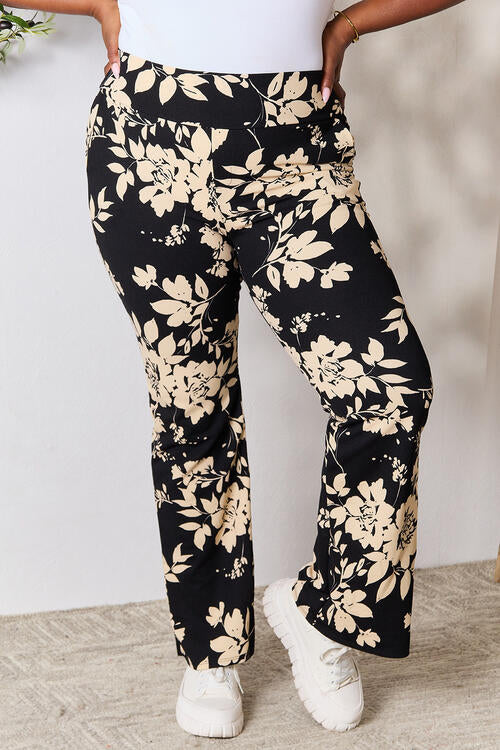 Heimish I'm A Wildflower High Waist Floral Flare Pants