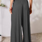 Double Take Phenomenally Me Smocked Wide Waistband Wide Leg Pants