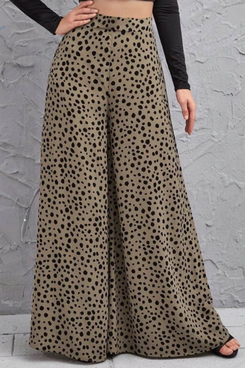 On The Prowl Animal Print High-Rise Culottes