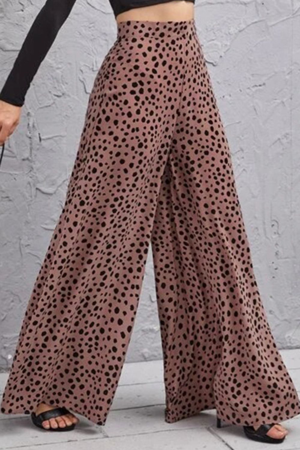 On The Prowl Animal Print High-Rise Culottes