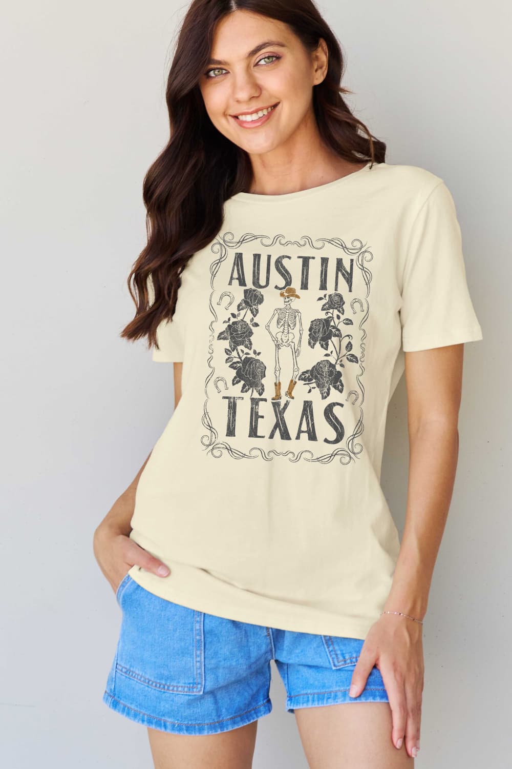 Simply Love AUSTIN  TEXAS Graphic Cotton T-Shirt