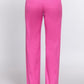 ACTIVE BASIC My Pink Vibes High Waist Straight Twill Pants