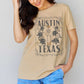 Simply Love AUSTIN  TEXAS Graphic Cotton T-Shirt