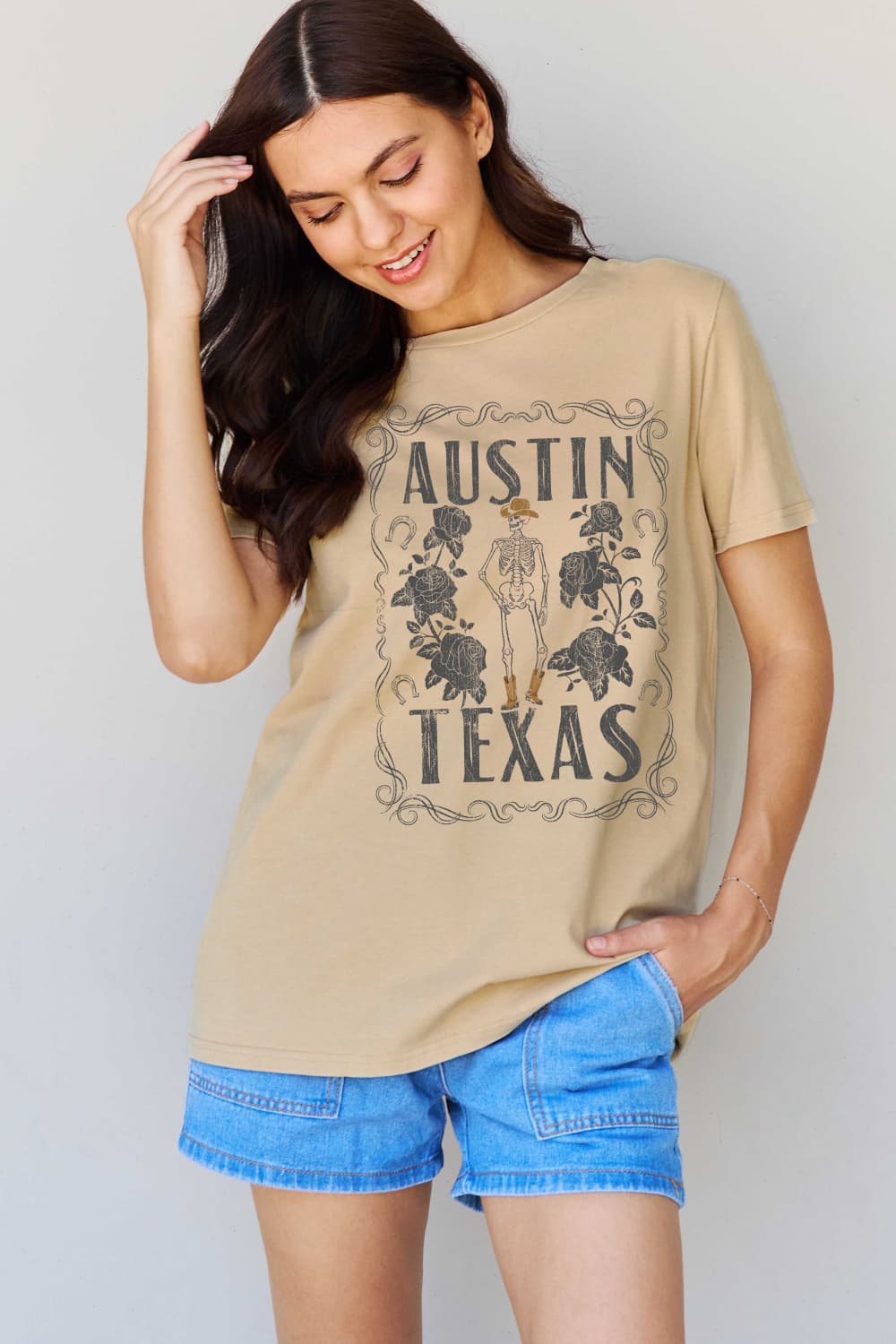 Simply Love AUSTIN  TEXAS Graphic Cotton T-Shirt