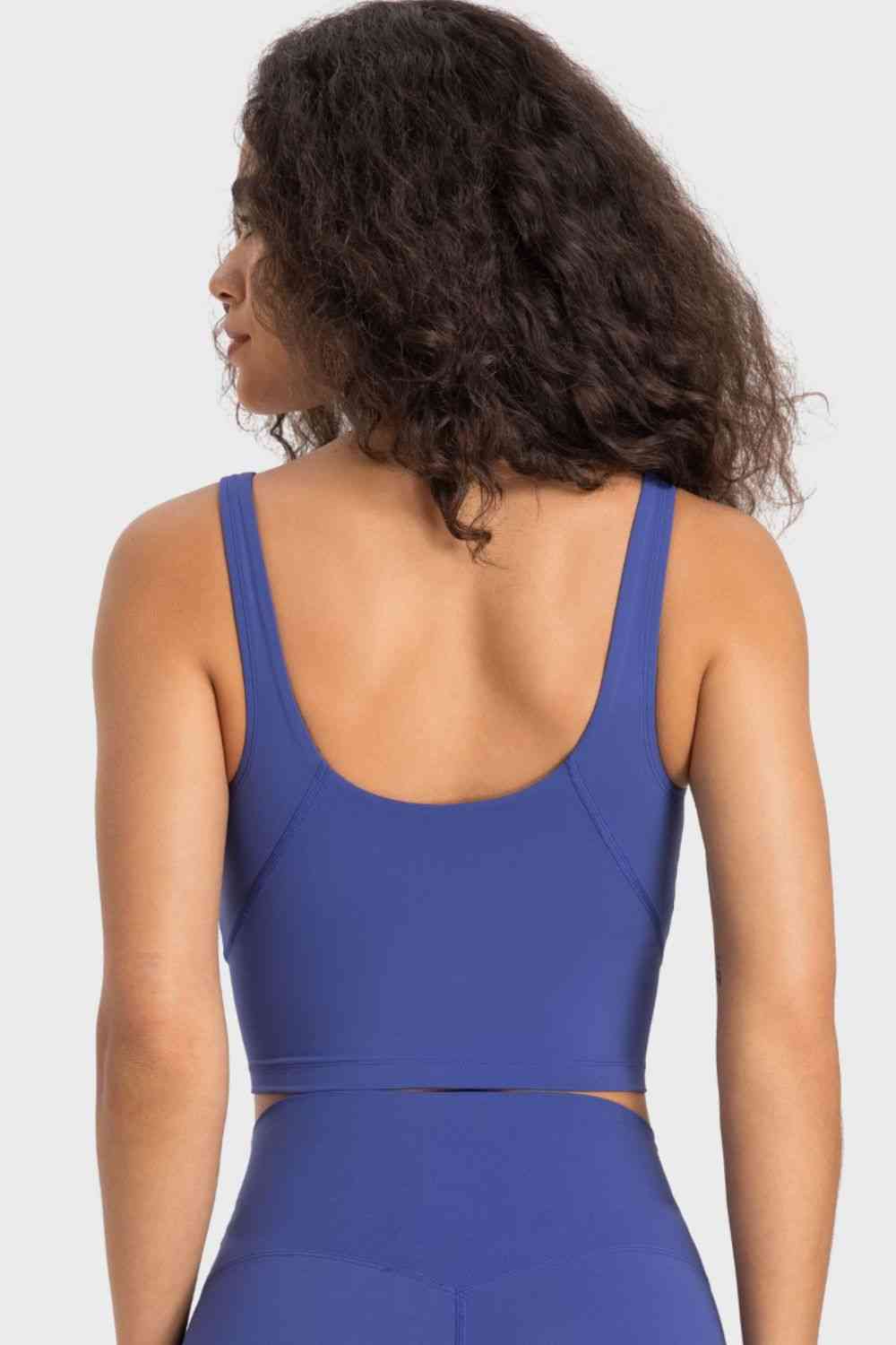 Cherished Deep V-Neck Crop Sports Bra