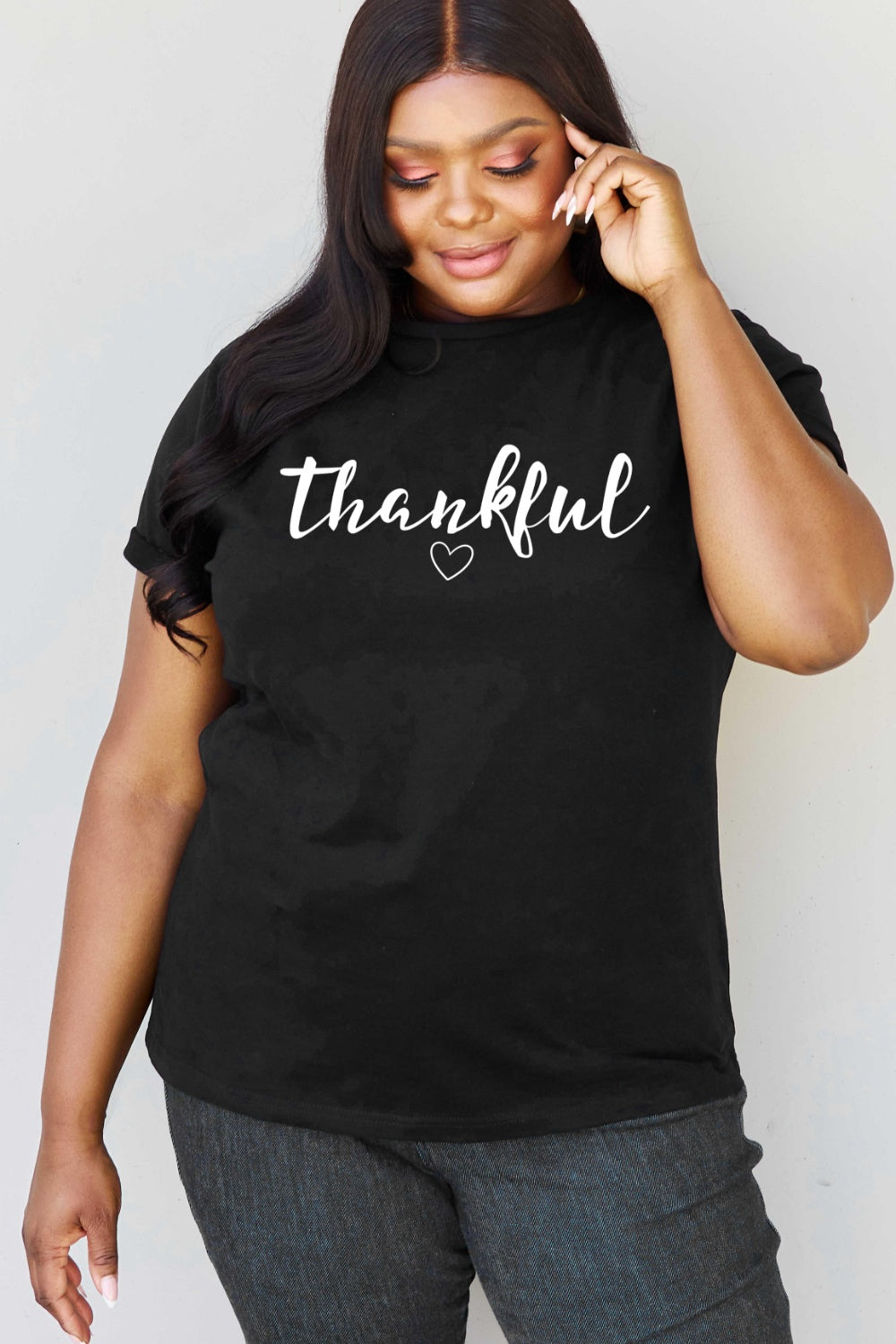 Simply Love THANKFUL Graphic T-Shirt