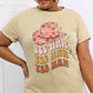 Simply Love YEE HAH YEE HAH YEE HAH Graphic Cotton Tee