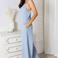 Basic Bae Hey Girl Spaghetti Strap V-Neck Jumpsuit with Pockets