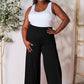 Double Take Phenomenally Me Smocked Wide Waistband Wide Leg Pants