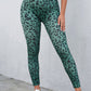 A Leopard's Spots Leopard Print Wide Waistband Leggings