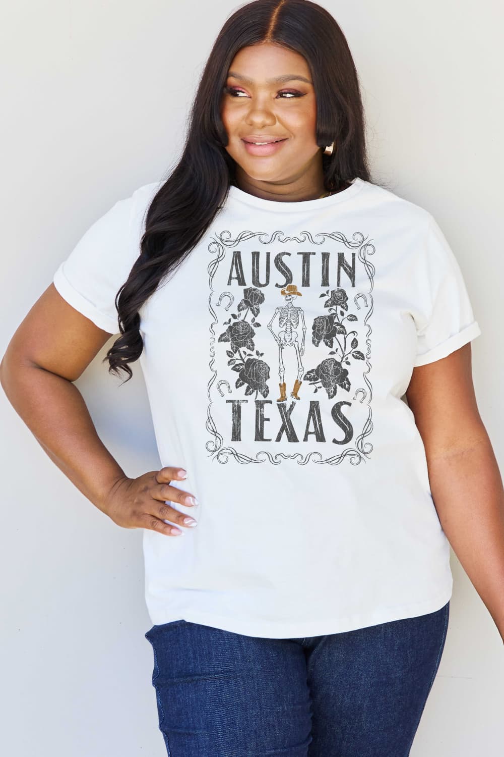 Simply Love AUSTIN  TEXAS Graphic Cotton T-Shirt