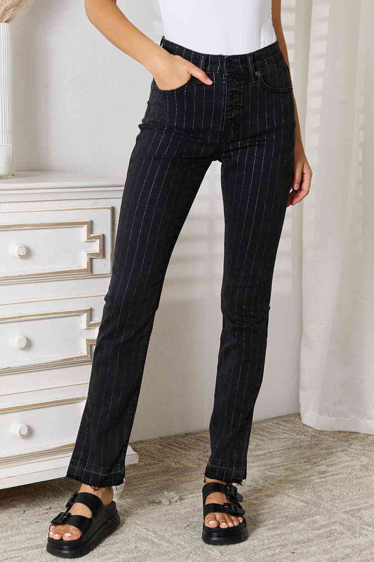 Kancan Rosie Striped Pants with Pockets